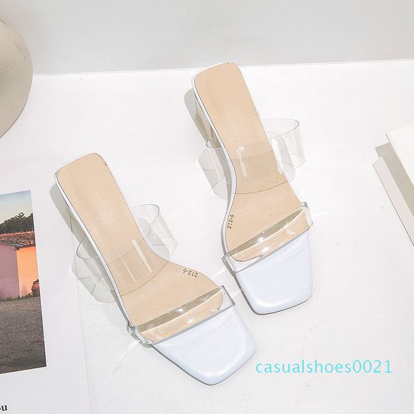 wholesale transparent jelly women's slippers summer open toes shoes fashion woman slides square heels sandals mule footwear zapatos c21, Black
wholesale transparent jelly women's slippers summer open toes shoes fashion woman slides square heels sandals mule footwear zapatos c21, Black