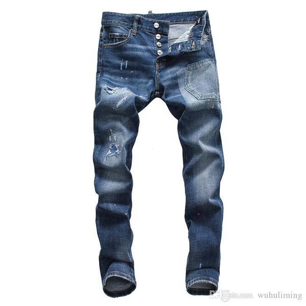 2020 famous brand mens designer jeans street wear mens biker jeans man pants jeans hip hop biker denim men overalls, Blue
2020 famous brand mens designer jeans street wear mens biker jeans man pants jeans hip hop biker denim men overalls, Blue