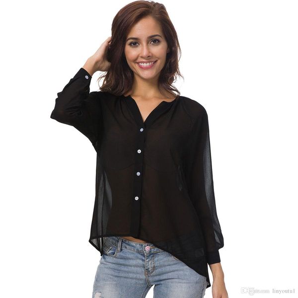 2020 women white shirt long sleeve shirt korean pocket women clothes streetwear slim chiffon blouse elegant women
2020 women white shirt long sleeve shirt korean pocket women clothes streetwear slim chiffon blouse elegant women