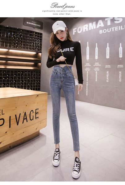 orchid grey cultivate one's morality foot trousers fashion pencil pants, Blue
orchid grey cultivate one's morality foot trousers fashion pencil pants, Blue