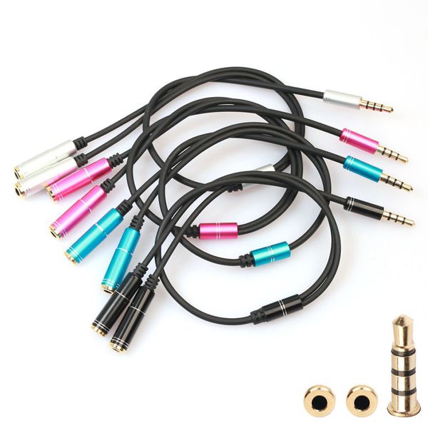 3.5mm male to 2 female y splitter adapter earphone headphone jack stereo audio headset adapter cable
3.5mm male to 2 female y splitter adapter earphone headphone jack stereo audio headset adapter cable