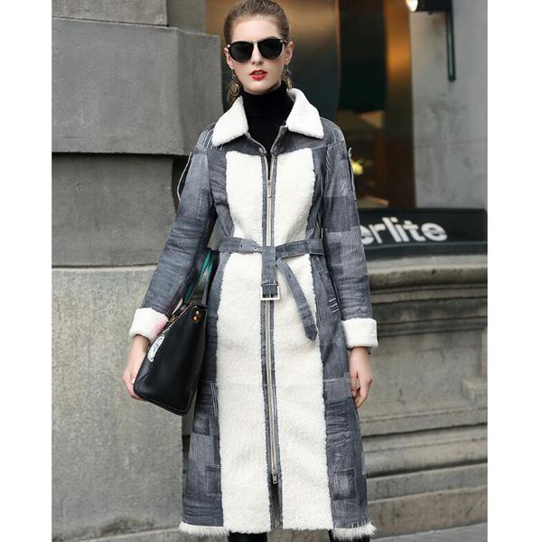 real genuine leather jacket winter coat women clothes 2020 vintage double-faced fur sheepskin coat wool liner zt4015, Black
real genuine leather jacket winter coat women clothes 2020 vintage double-faced fur sheepskin coat wool liner zt4015, Black