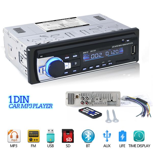 autoradio jsd-520 car stereo 1 din car radio 12v bluetooth fm auxiliary input receiver audio sd usb mp3 jsd 520
autoradio jsd-520 car stereo 1 din car radio 12v bluetooth fm auxiliary input receiver audio sd usb mp3 jsd 520