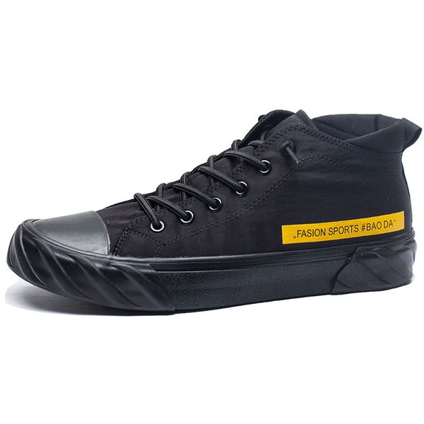 2020 spring new men's joker vulcanized boots breathable fashion high-canvas shoes designer men's lace-up ankle boot bd20064, Black
2020 spring new men's joker vulcanized boots breathable fashion high-canvas shoes designer men's lace-up ankle boot bd20064, Black