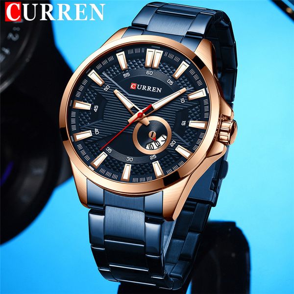 curren sport men watch army business waterproof male clock stainless steel quartz man wristwatch 8372, Slivery;brown
curren sport men watch army business waterproof male clock stainless steel quartz man wristwatch 8372, Slivery;brown