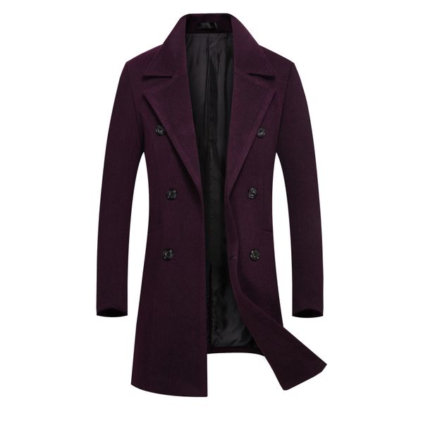 2019 new men winter warm trench woolen coat slim fit business casual long section trench jackets solid triple breasted overcoat, Black
2019 new men winter warm trench woolen coat slim fit business casual long section trench jackets solid triple breasted overcoat, Black