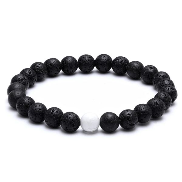 natural black volcanic stone bracelet white matte beads bracelet for women men fitness jewelry pulseras handmade bracelets
natural black volcanic stone bracelet white matte beads bracelet for women men fitness jewelry pulseras handmade bracelets