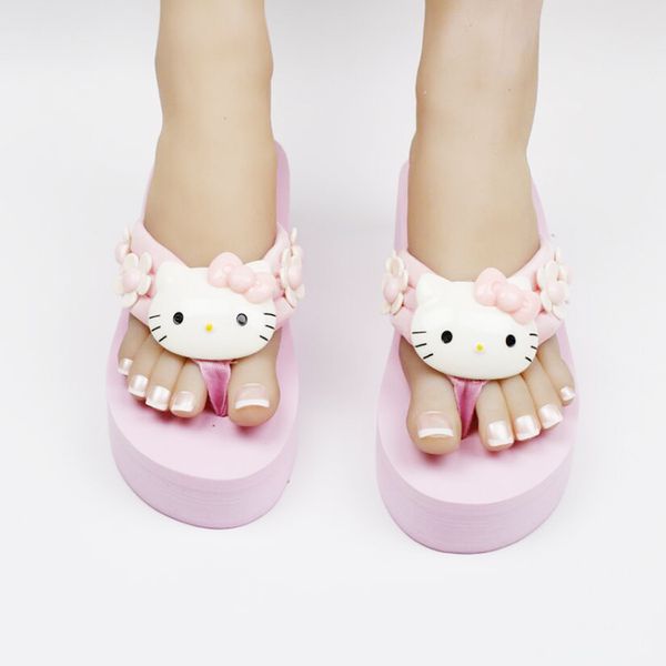 2019 new simple women's leisure shoes wedge flip flop high heels slippers online shopping, Black
2019 new simple women's leisure shoes wedge flip flop high heels slippers online shopping, Black