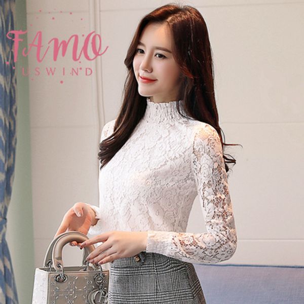 korean embroidery lace shirt women turtleneck fleece thick long sleeve women t shirt autumn winter ropa mujer t80301, White
korean embroidery lace shirt women turtleneck fleece thick long sleeve women t shirt autumn winter ropa mujer t80301, White
