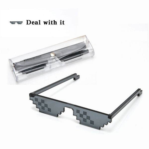 uvlaik deal with it glasses male female black 8-bit pixel sun glasses men women thug life sunglasses new retro nerd in sunglass, White;black
uvlaik deal with it glasses male female black 8-bit pixel sun glasses men women thug life sunglasses new retro nerd in sunglass, White;black