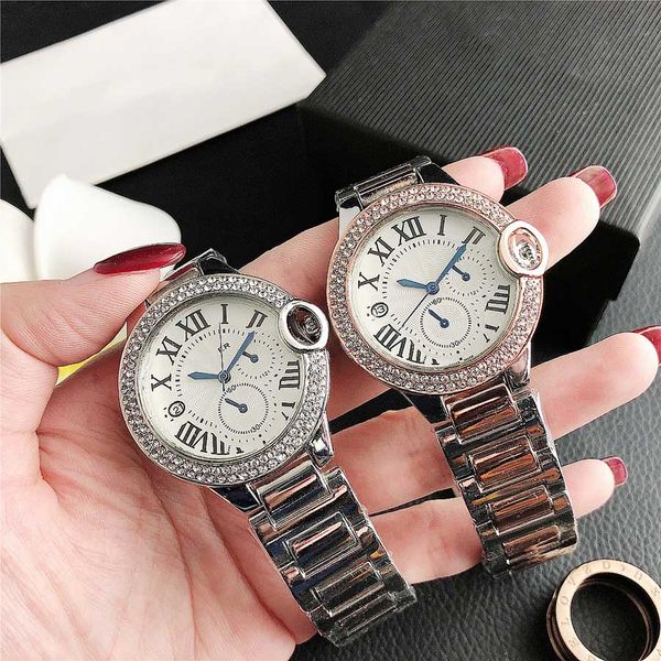 fashion brand watches women girl crystal calendar style dial steel band quartz wrist watch ca 12, Slivery;brown
fashion brand watches women girl crystal calendar style dial steel band quartz wrist watch ca 12, Slivery;brown