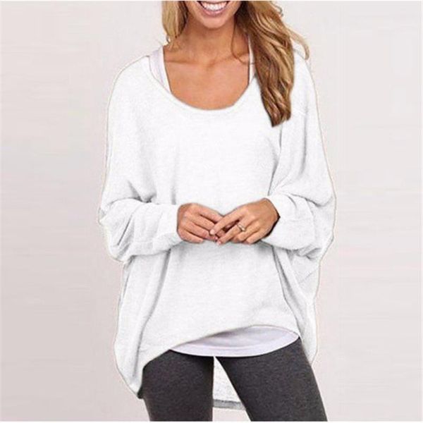2018 spring autumn women sweater jumper pullover batwing long sleeve casual loose solid blouse shirt s-2xl b111, White;black
2018 spring autumn women sweater jumper pullover batwing long sleeve casual loose solid blouse shirt s-2xl b111, White;black