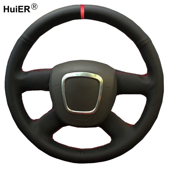 huier hand sew car steering wheel cover red marker for old a4 b7 b8 a6 c6 2004-2011 q5 2008-2012 q7 2005-2011 (no button
huier hand sew car steering wheel cover red marker for old a4 b7 b8 a6 c6 2004-2011 q5 2008-2012 q7 2005-2011 (no button
