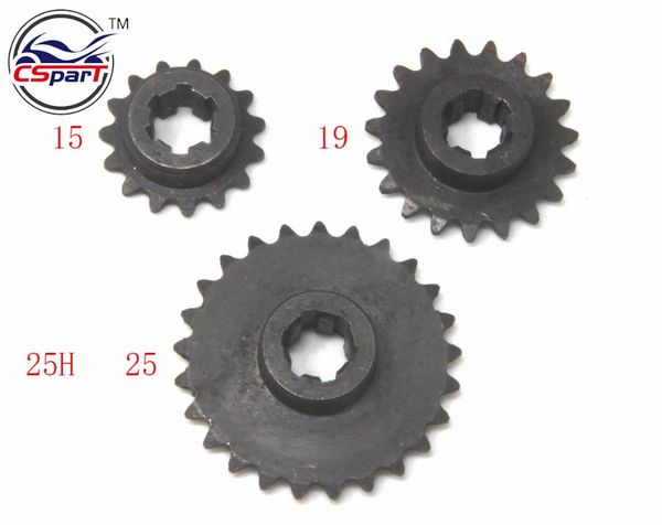 15 19 25 15t 19t 25t tooth teeth 6mm 25h front sprocket 47cc 49cc mini moto dirt pit bike parts
15 19 25 15t 19t 25t tooth teeth 6mm 25h front sprocket 47cc 49cc mini moto dirt pit bike parts