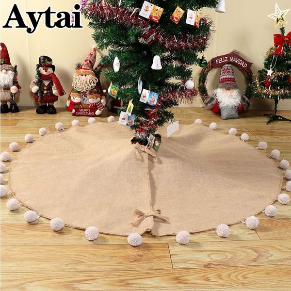 aytai burlap christmas tree skirt 48inch pompom trim natural xmas tree skirt 2018 new year christmas decorations indoor outdoor
aytai burlap christmas tree skirt 48inch pompom trim natural xmas tree skirt 2018 new year christmas decorations indoor outdoor