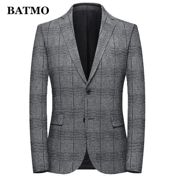 batmo 2020 new arrival spring plaid casual blazer men,men's casual jackets,plus-size m-7xl 1957, White;black
batmo 2020 new arrival spring plaid casual blazer men,men's casual jackets,plus-size m-7xl 1957, White;black
