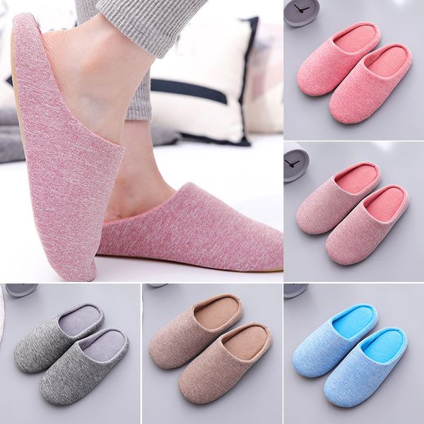 1 pair cotton home slippers winter warm casual solid color indoor slippers soft bottom flat shoes high quality, Black
1 pair cotton home slippers winter warm casual solid color indoor slippers soft bottom flat shoes high quality, Black