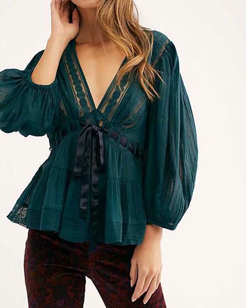 deep v-neck blouse woman 2019 lace chiffon binding waist blusa loose lantern sleeve shirts blouses casual beach holiday, White
deep v-neck blouse woman 2019 lace chiffon binding waist blusa loose lantern sleeve shirts blouses casual beach holiday, White
