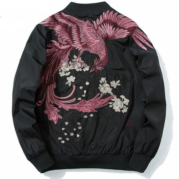 tang 2019 hip hop bomber jackets spring high street phoenix embroidery jacket coat plus size casual outwear xs-xxxl, Black;brown
tang 2019 hip hop bomber jackets spring high street phoenix embroidery jacket coat plus size casual outwear xs-xxxl, Black;brown