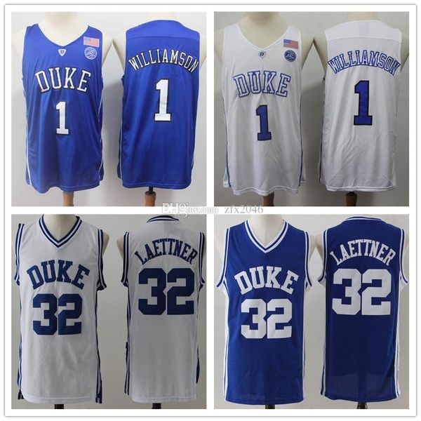 men's ncaa duke blue devils 1 zion williamson 32 christian laettner white black blue college basketball jerseys embroidered stitched lo
men's ncaa duke blue devils 1 zion williamson 32 christian laettner white black blue college basketball jerseys embroidered stitched lo