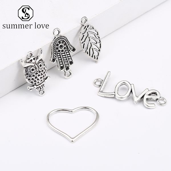 new arrival vintage owl animal heart love leaf pendant bracelet necklace 5 style cute fashion charm jewelry making for women men-y, Bronze;silver
new arrival vintage owl animal heart love leaf pendant bracelet necklace 5 style cute fashion charm jewelry making for women men-y, Bronze;silver