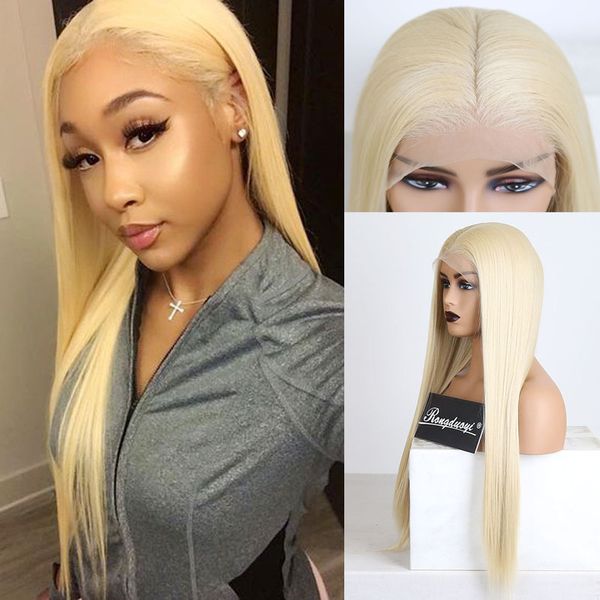 #613 lace front wig pre plucked with baby hair part blond remy brazilian straight human hair wigs, Black
#613 lace front wig pre plucked with baby hair part blond remy brazilian straight human hair wigs, Black