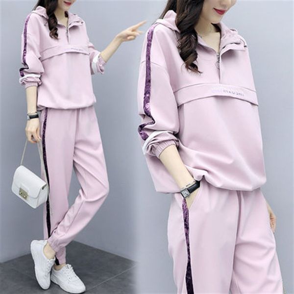 pink womens tracksuit set sportswear women 2 piece set and pants casual women's tracksuits womens clothing pants, White
pink womens tracksuit set sportswear women 2 piece set and pants casual women's tracksuits womens clothing pants, White