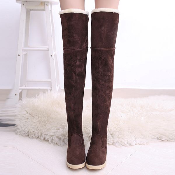 winter explosion models snow boots women over the knee shoes female in tube long boots tenis feminino zapatos mujer size 34-43, Black
winter explosion models snow boots women over the knee shoes female in tube long boots tenis feminino zapatos mujer size 34-43, Black