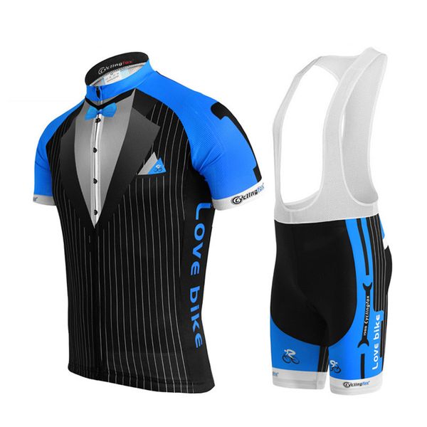 gentleman jersey set men cycling clothing 3d gel breathable pad proteam bicycle clothing summer jersey short sleeve love bike, Black;blue
gentleman jersey set men cycling clothing 3d gel breathable pad proteam bicycle clothing summer jersey short sleeve love bike, Black;blue