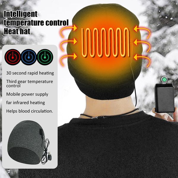 intelligent safe smart heating warm hat outdoor ski autumn winter warm models fashion knitted electric skiing hiking heating hat, Black;white
intelligent safe smart heating warm hat outdoor ski autumn winter warm models fashion knitted electric skiing hiking heating hat, Black;white