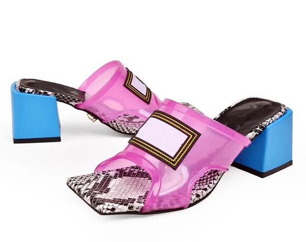 stylish lucency luxury womens sandals slides pvc high heel sandals brand designer summer crystal fashion slippers 35-42, Black
stylish lucency luxury womens sandals slides pvc high heel sandals brand designer summer crystal fashion slippers 35-42, Black