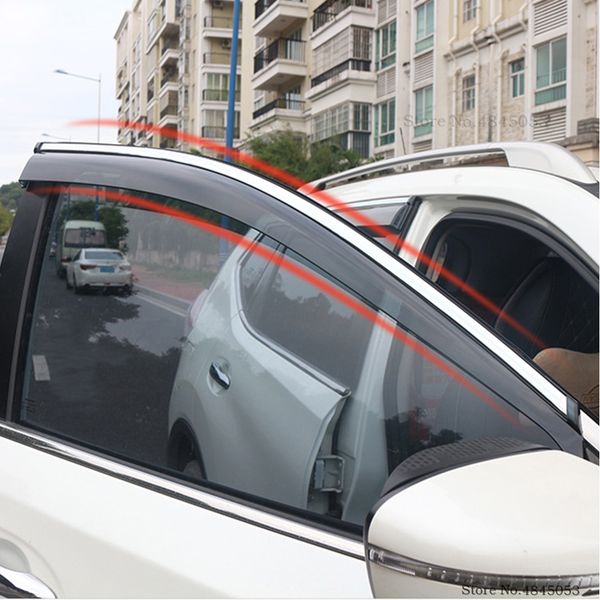 for nissan x-trail xtrail 2014 to 2018 window visors awnings rain sun deflector guard vent covers protector car styling 4pcs
for nissan x-trail xtrail 2014 to 2018 window visors awnings rain sun deflector guard vent covers protector car styling 4pcs
