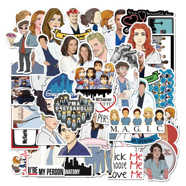 50 pcs grey's anatomy tv small waterproof sticker gift for notebook travel case lapwaterbottle guitar
50 pcs grey's anatomy tv small waterproof sticker gift for notebook travel case lapwaterbottle guitar