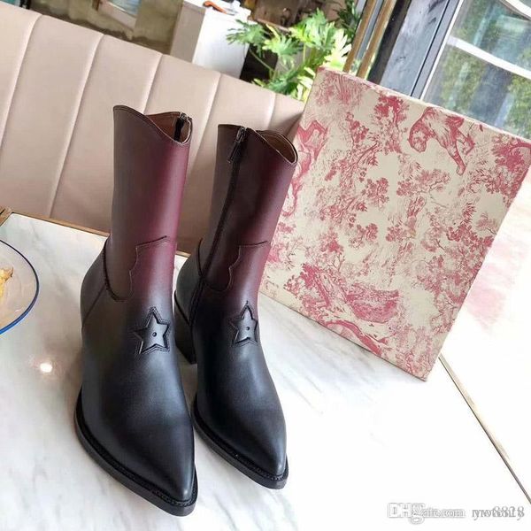 2019 new fashionable women's boots water drill rivet boots high-heeled women's bare bootsbarrels 8 inches size 35-41, Black
2019 new fashionable women's boots water drill rivet boots high-heeled women's bare bootsbarrels 8 inches size 35-41, Black