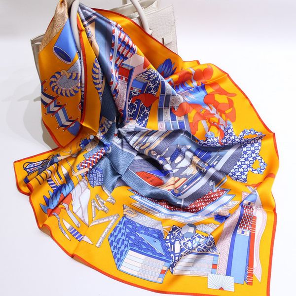 studio scepter series silk 90 big square scarf temperament silk satin silk scarf female joker lady scarf, Blue;gray
studio scepter series silk 90 big square scarf temperament silk satin silk scarf female joker lady scarf, Blue;gray