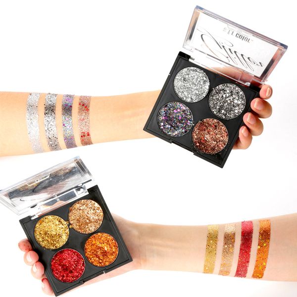 stars sequins diamond shiny glitter eyeshadow pallete 4colors party shimmer eye shadow powder makeup pigmento maquiagem cosmetic
stars sequins diamond shiny glitter eyeshadow pallete 4colors party shimmer eye shadow powder makeup pigmento maquiagem cosmetic