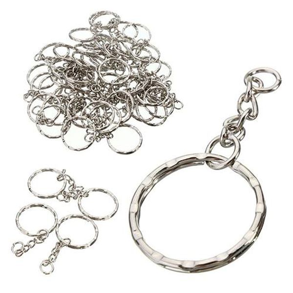 silver tone keyring blanks key chains split rings with 4 link chain key bag car keychain key rings, Slivery;golden
silver tone keyring blanks key chains split rings with 4 link chain key bag car keychain key rings, Slivery;golden