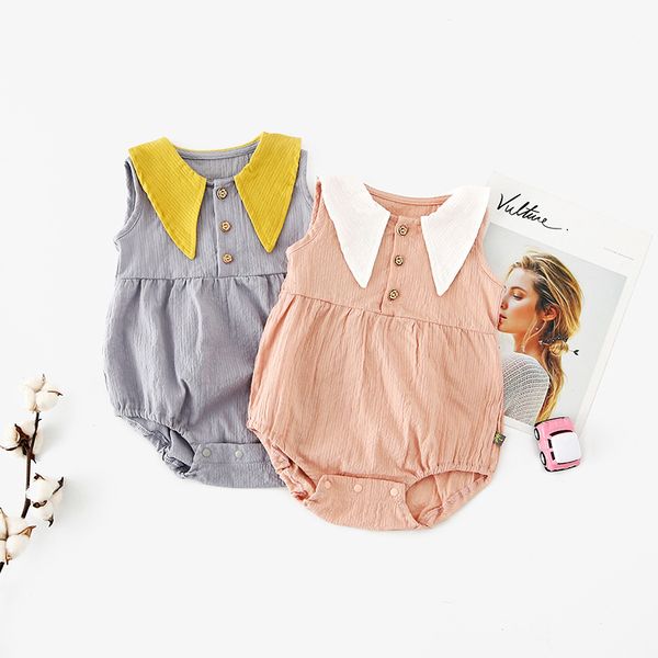 baby clothing kids Sleeveless Round Collar romper Solid Color 100% cotton baby romper Baby & Kids Clothing
baby clothing kids Sleeveless Round Collar romper Solid Color 100% cotton baby romper Baby & Kids Clothing