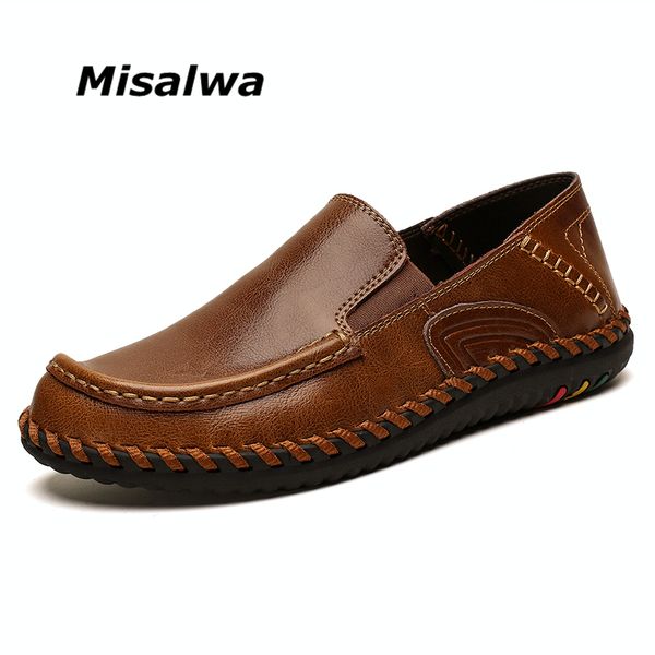 misalwa split leather men driving loafers casual daily father shoes comfortable footwear handmade breathable slip-on men flats, Black
misalwa split leather men driving loafers casual daily father shoes comfortable footwear handmade breathable slip-on men flats, Black