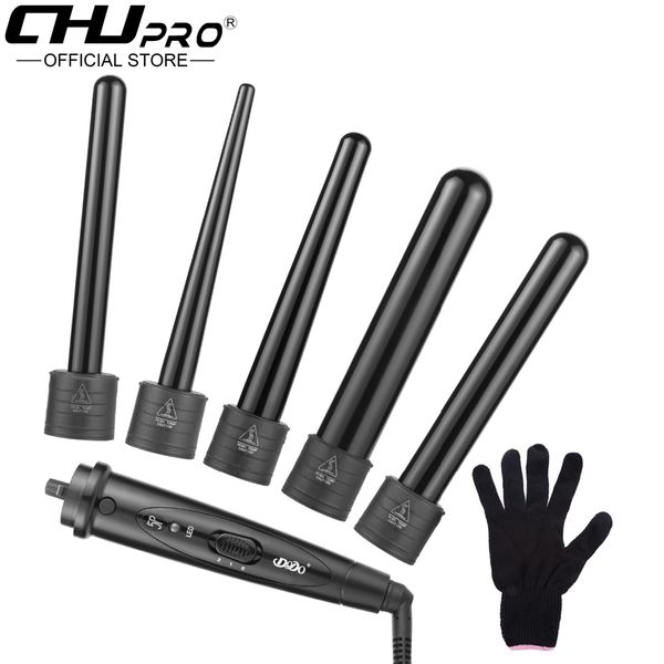 chj professional hair curler 5 in 1 curling wand iron interchangeable heads hair curly roller styler curlers magic 2019
chj professional hair curler 5 in 1 curling wand iron interchangeable heads hair curly roller styler curlers magic 2019