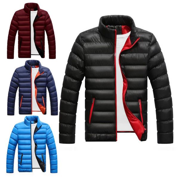 casual mens jackets coat winter warm down jacket coat casual jacket sports slim streetwear coats men outerwear coats, Black 
casual mens jackets coat winter warm down jacket coat casual jacket sports slim streetwear coats men outerwear coats, Black