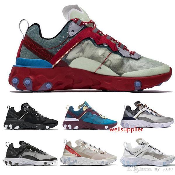 react epic element 87 undercover men running shoes for women designer sports mens trainer shoes black white sail light bone sneakers 36-45
react epic element 87 undercover men running shoes for women designer sports mens trainer shoes black white sail light bone sneakers 36-45