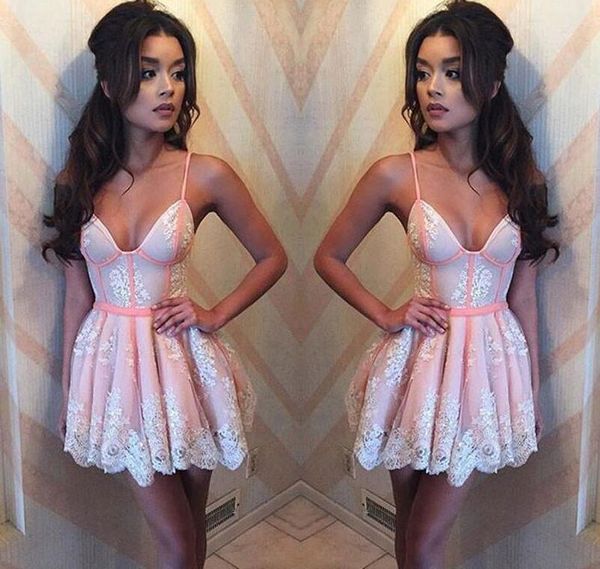 sweet pink 2018 short prom dresses spaghetti straps lace formal girls party gowns saudi arabic 2k17 black girls dress
sweet pink 2018 short prom dresses spaghetti straps lace formal girls party gowns saudi arabic 2k17 black girls dress