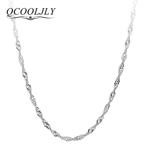 qcooljly wholesale 5pcs/lot silver color necklace fashion jewelry twisted singapore chain 2mm necklace 16-30 inches
qcooljly wholesale 5pcs/lot silver color necklace fashion jewelry twisted singapore chain 2mm necklace 16-30 inches