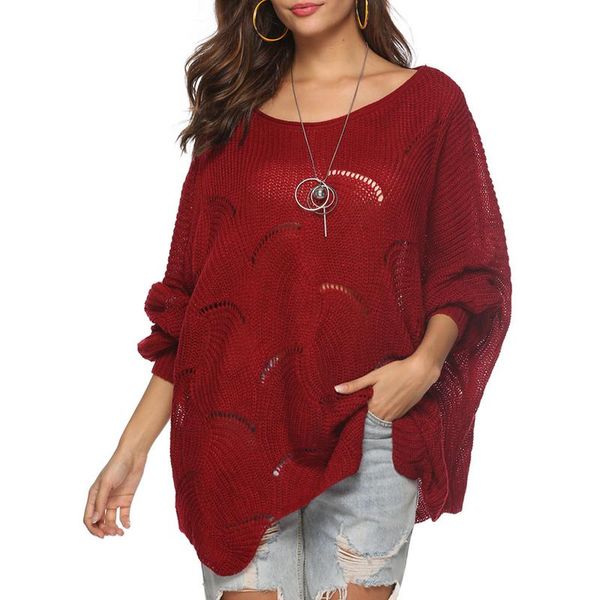 loose fitting round neck casual large size sweater hook flowers hollow long sleeve autumn and winter warm sweater women, White;black
loose fitting round neck casual large size sweater hook flowers hollow long sleeve autumn and winter warm sweater women, White;black