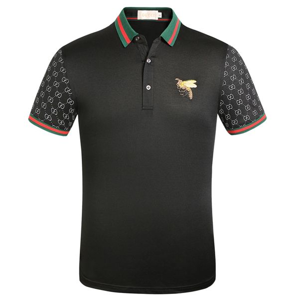 european summer men's polo shirt fashion designer s t-shirt cotton luxury s men and women polo shirt g6 gucci s embroid, White
european summer men's polo shirt fashion designer s t-shirt cotton luxury s men and women polo shirt g6 gucci s embroid, White