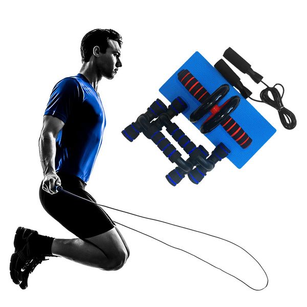 abdominal muscle wheel push-up stand skipping rope pad fitness exercise belly 4-piece sets
abdominal muscle wheel push-up stand skipping rope pad fitness exercise belly 4-piece sets