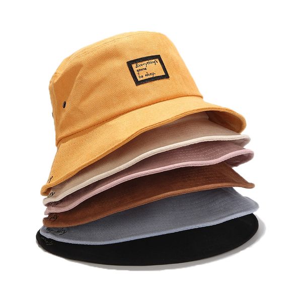 women outdoor sunscreen cotton hat unisex summer foldable bucket hat individuality letter cap men's summer for fisherman hat, Blue;gray
women outdoor sunscreen cotton hat unisex summer foldable bucket hat individuality letter cap men's summer for fisherman hat, Blue;gray
