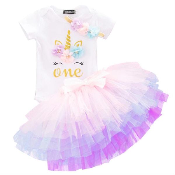 birthday clothes baby girls unicorn set summer toddler kids t-shirts+polka dots tutu skirts+headband 3pcs set outfits, White
birthday clothes baby girls unicorn set summer toddler kids t-shirts+polka dots tutu skirts+headband 3pcs set outfits, White