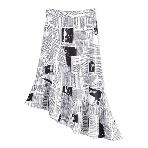 seebeautiful new fashion 2020 spring high waist letter printed stitch ruffles loose a word asymmetry half-body skirt woman q904, Black
seebeautiful new fashion 2020 spring high waist letter printed stitch ruffles loose a word asymmetry half-body skirt woman q904, Black